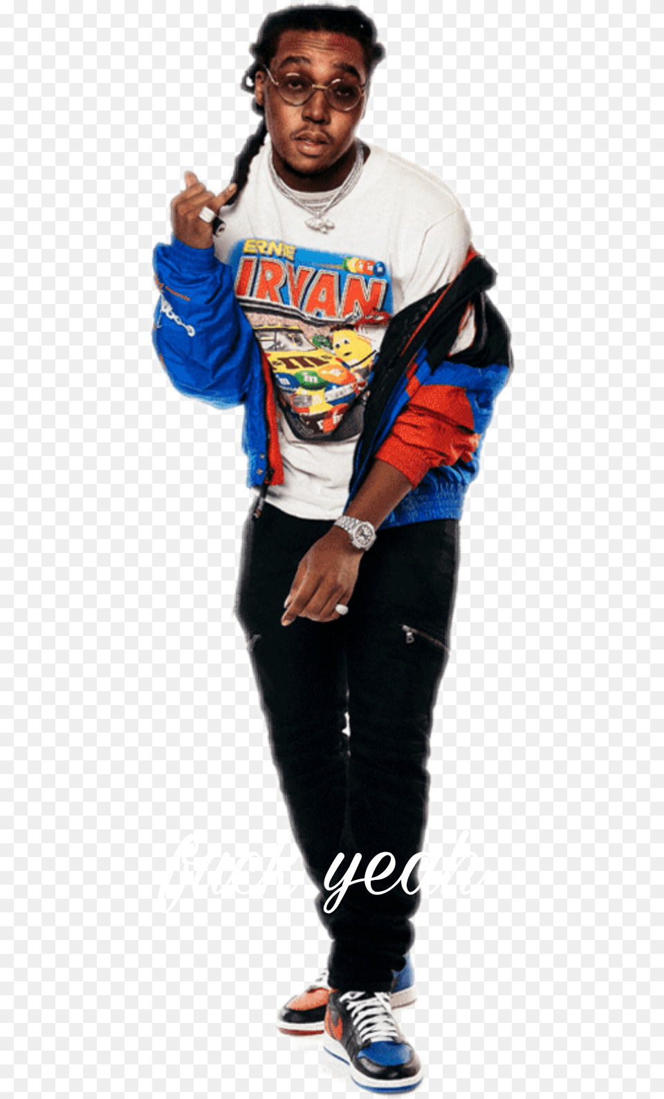 Popular And Trending Migos Stickers, Pants, Person, Photography, Head Png Image
