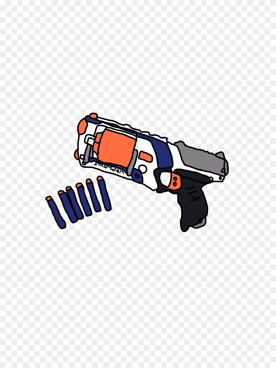 Popular And Trending Nerf Stickers, Firearm, Weapon, Baby, Person Free Png
