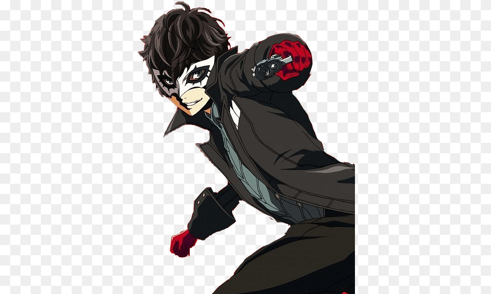 Popular And Trending Persona5 Stickers Persona 5 The Animation Poster, Book, Comics, Publication, Adult Free Png Download