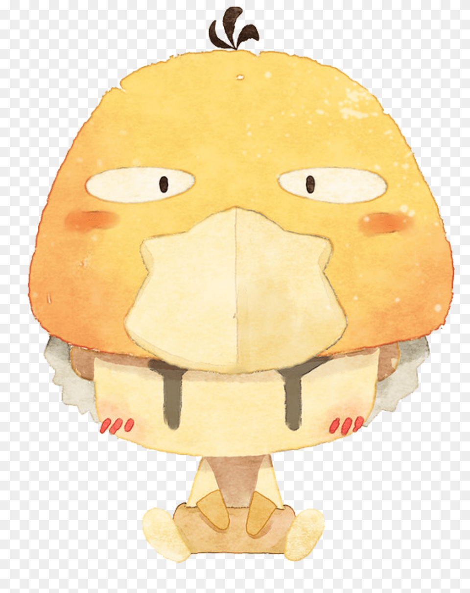 Popular And Trending Psyduck Stickers, Plush, Toy, Burger, Food Free Png Download