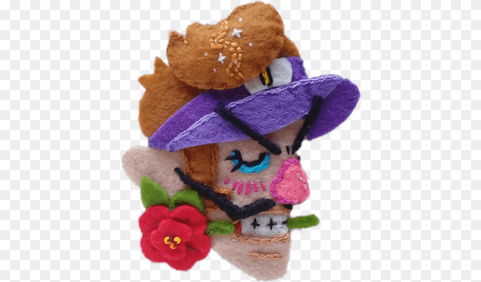 Popular And Trending Waluigi Stickers Plush, Clothing, Hat, Teddy Bear, Toy Png