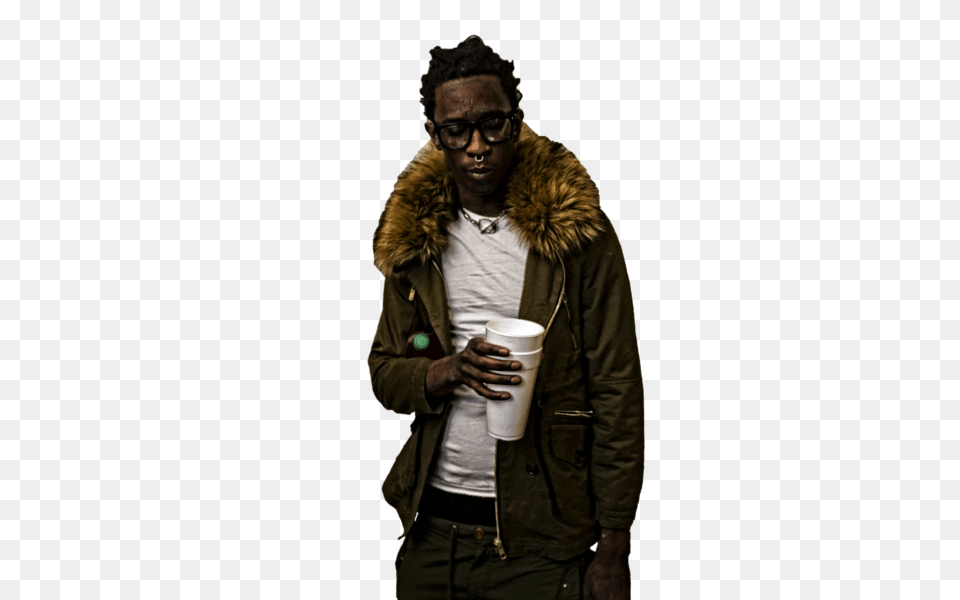 Popular And Trending Youngthug Stickers, Clothing, Coat, Jacket, Person Free Png