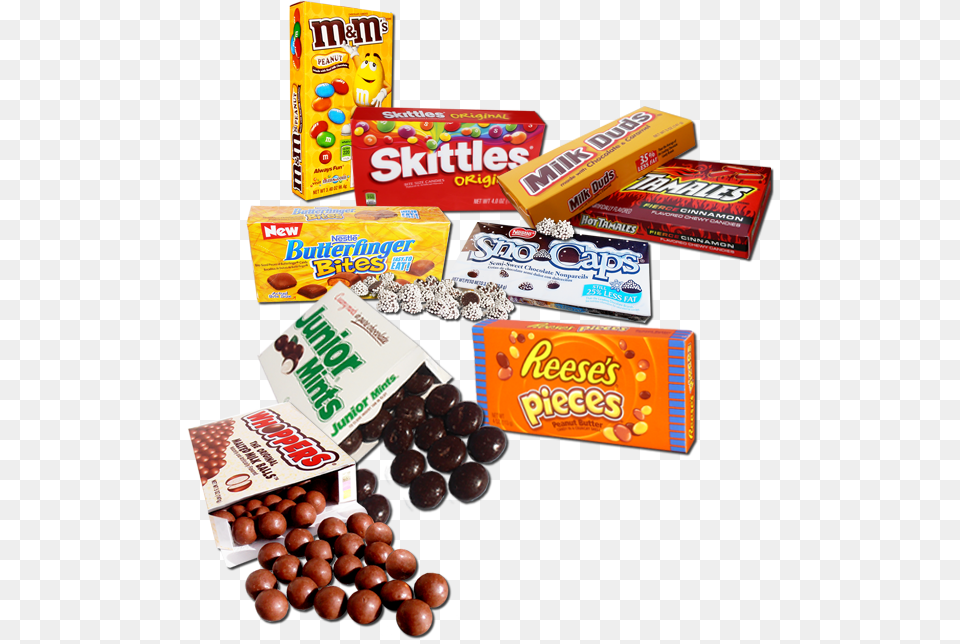 Popular Brand Theater Box Candy Reese39s Pieces Theater Box, Food, Sweets Free Png Download