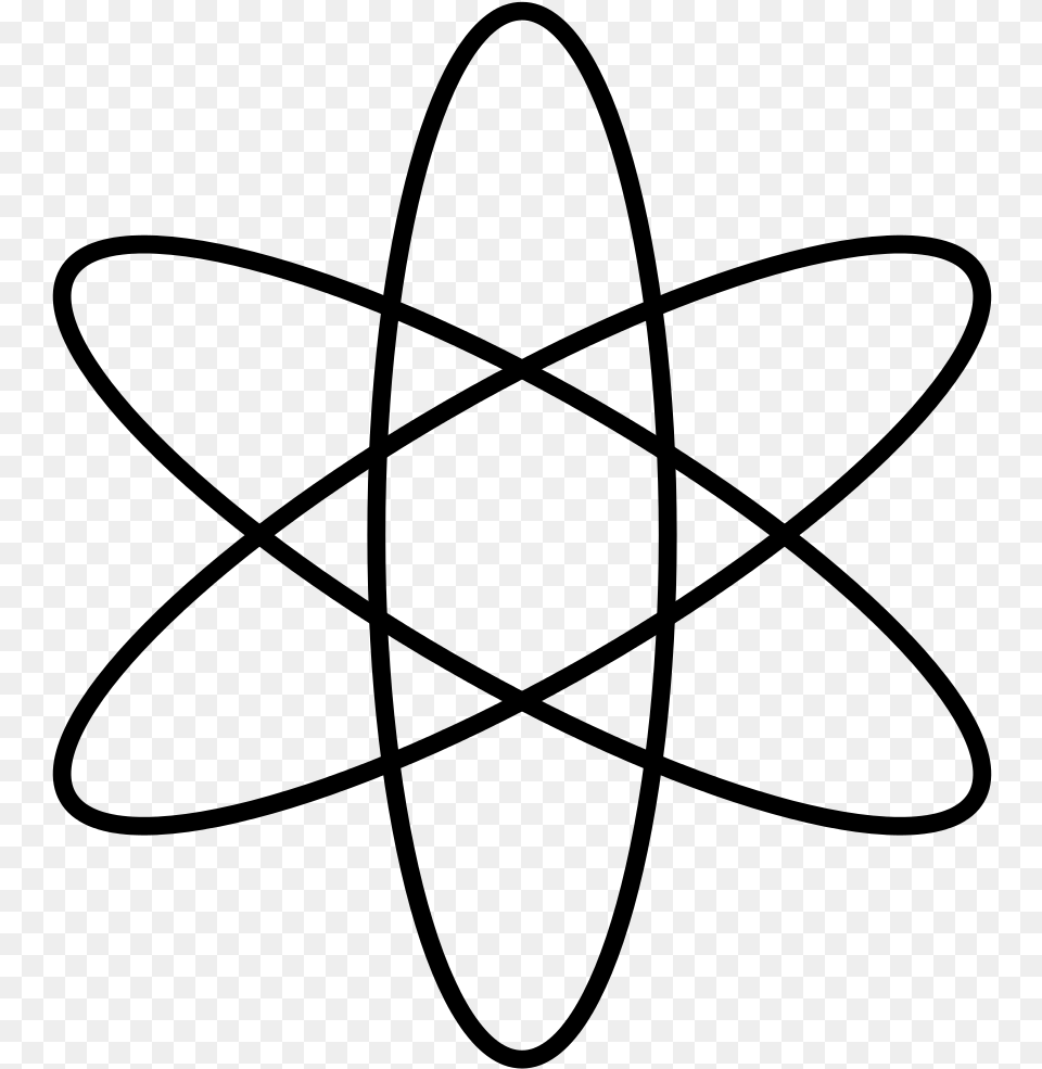 Popular Culture Atom Symbol, Gray Png Image