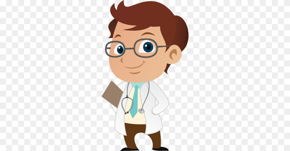 Popular Doctor Doctor Cartoon Images, Clothing, Coat, Baby, Person Free Png Download