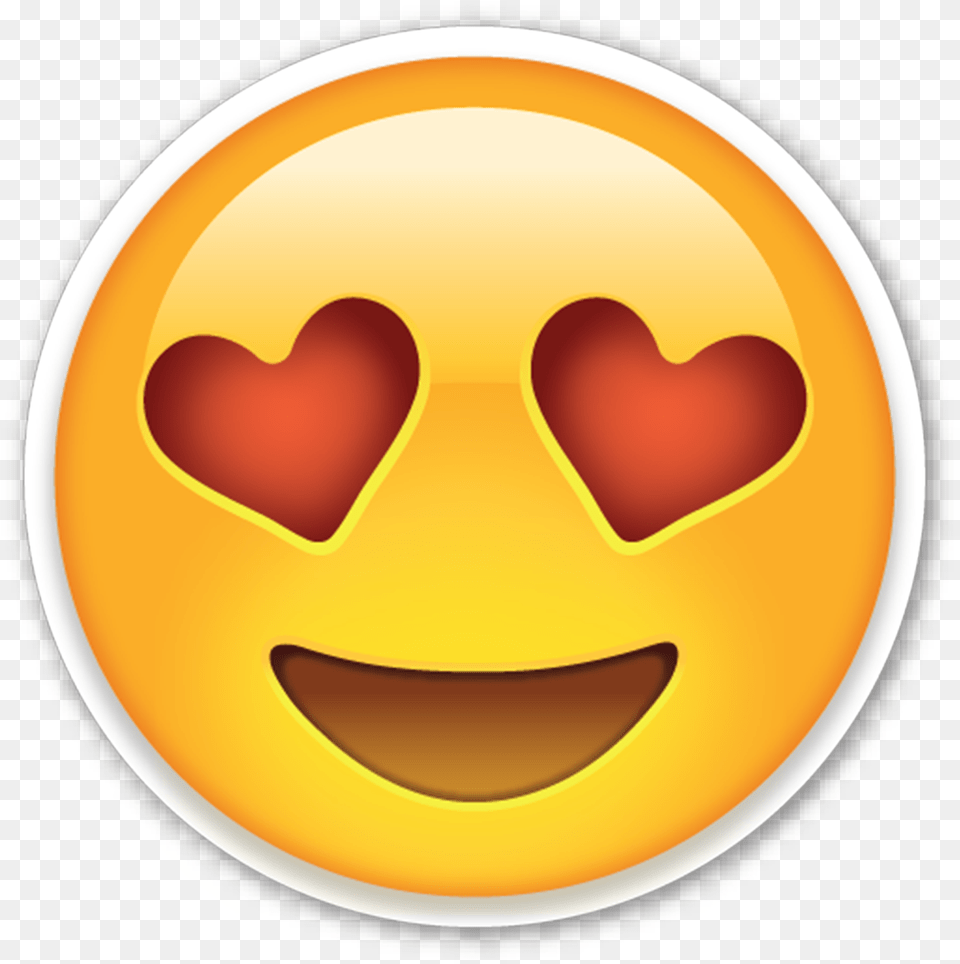 Popular Emojis Heart Eyes Emoji Sticker, Logo, Nature, Outdoors, Sky Png