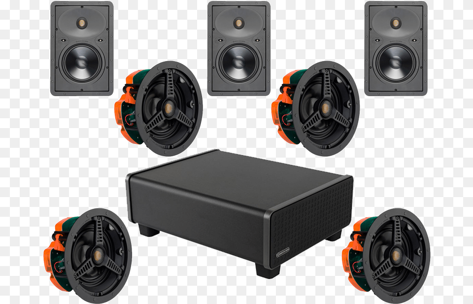 Popular Packages Dolby Atmos Ceiling Speakers, Electronics, Speaker Free Png Download