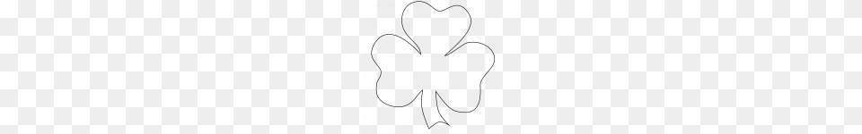 Popular Shamrock Pictures To Print Out Template Outline Clipart, Gray Free Png Download