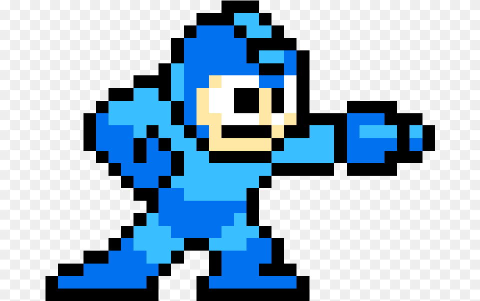Popular Video Game Characters Mega Man Pixel Art, First Aid Free Png Download