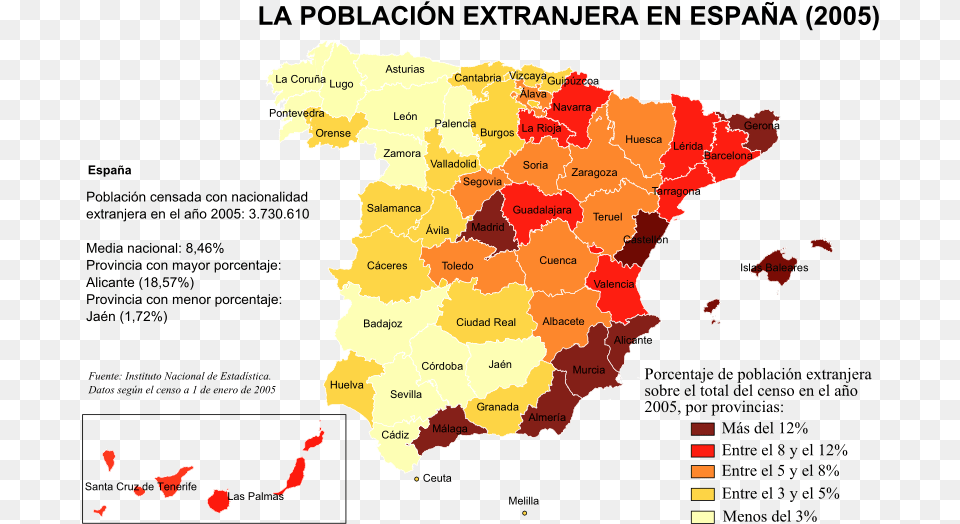 Population Density Map Of Spain, Atlas, Chart, Diagram, Plot Free Png