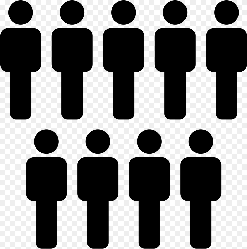 Population Icons Population Icons, Gray Free Png Download