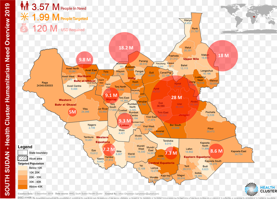 Population Map Sudan 2019 People From Above, Chart, Plot, Atlas, Diagram Png