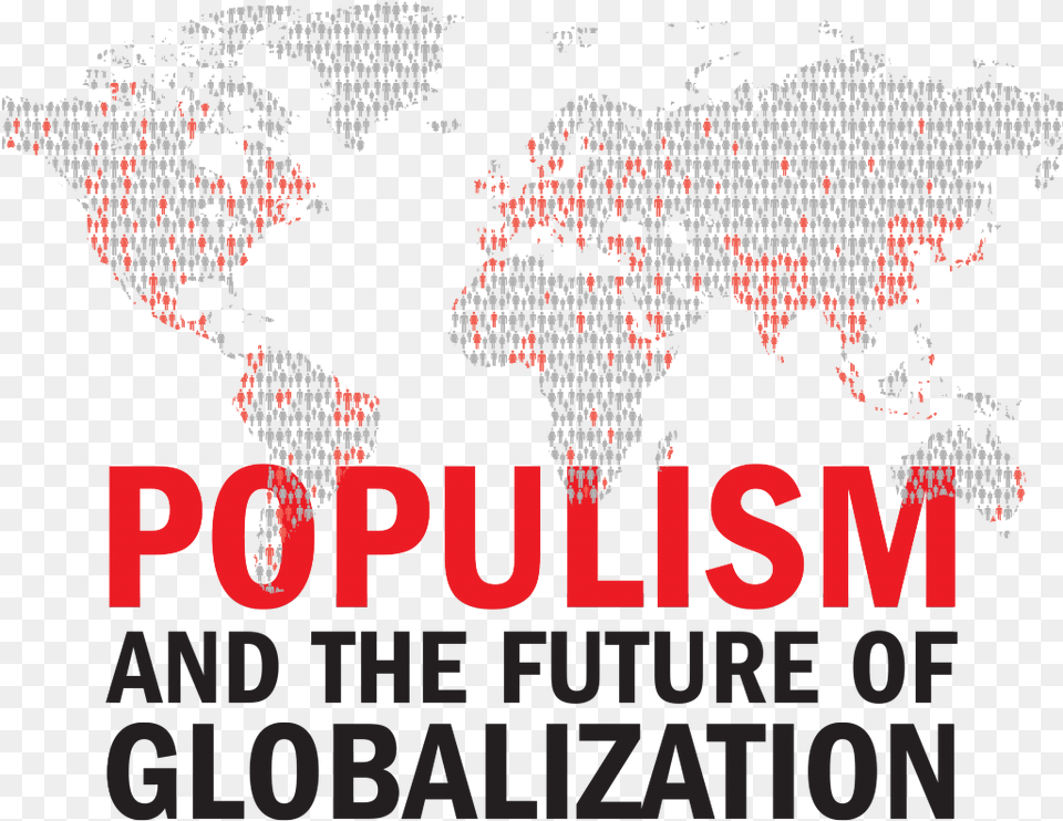 Populism And The Future Of Globalization World Map Graphic, Chart, Plot, Person, Text Free Transparent Png