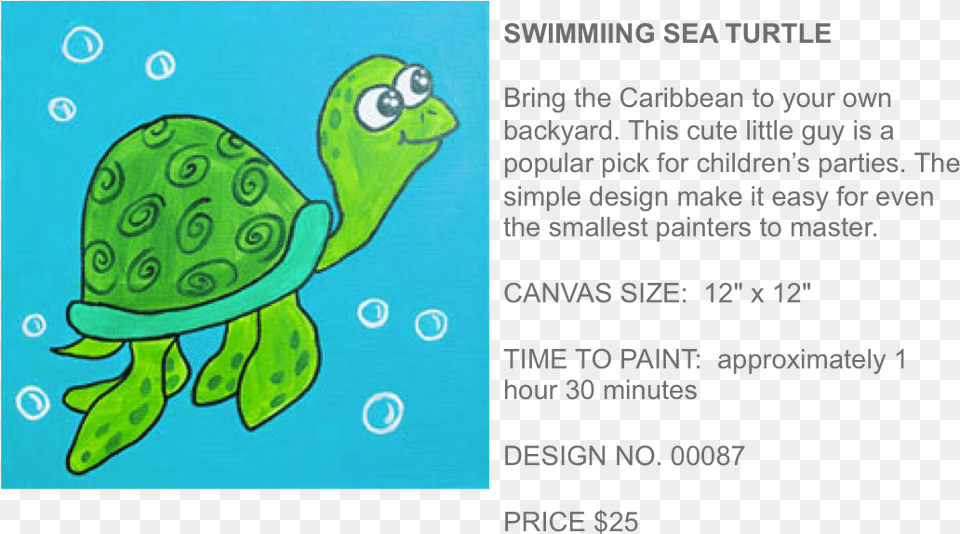 Popup Paint Studio Pond Turtle, Animal, Reptile, Sea Life, Tortoise Free Png Download