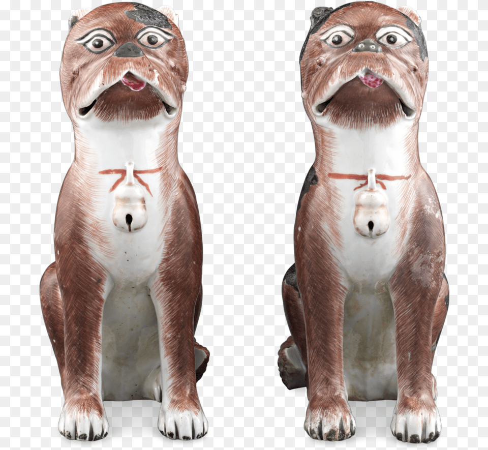 Porcelain Chinese Pug Dogs Pug Dogs, Animal, Bear, Mammal, Wildlife Png Image