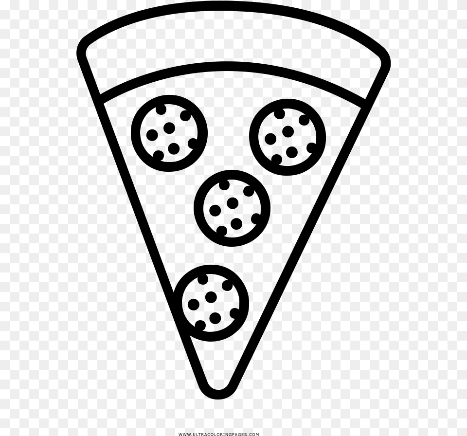 Porciones De Pizza Dibujos, Gray Free Png