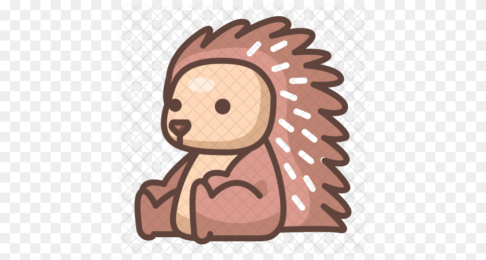 Porcupine Icon Of Colored Outline Style Porcupine Icon, Face, Head, Person Png