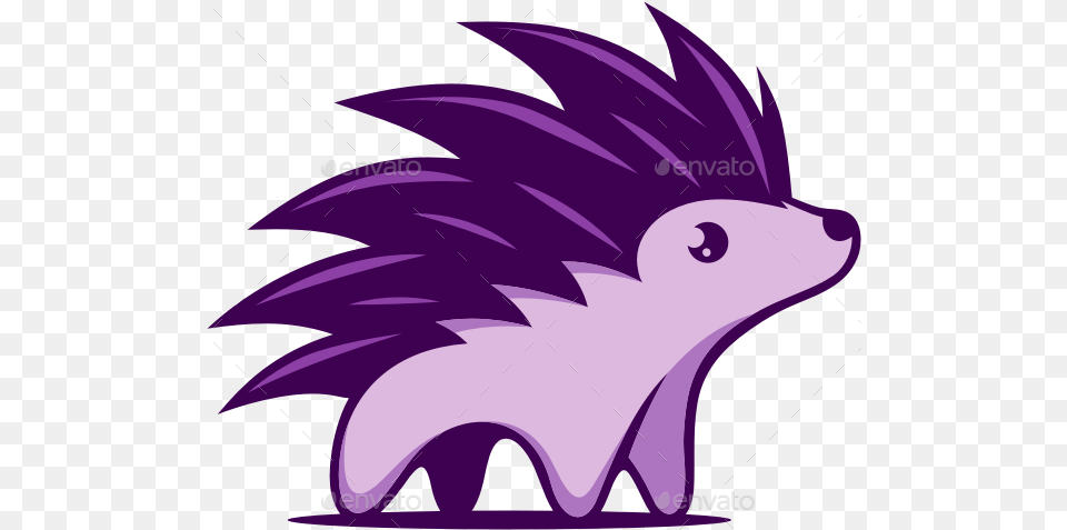 Porcupine Logo Porcupine Logo, Art, Graphics, Purple, Night Png