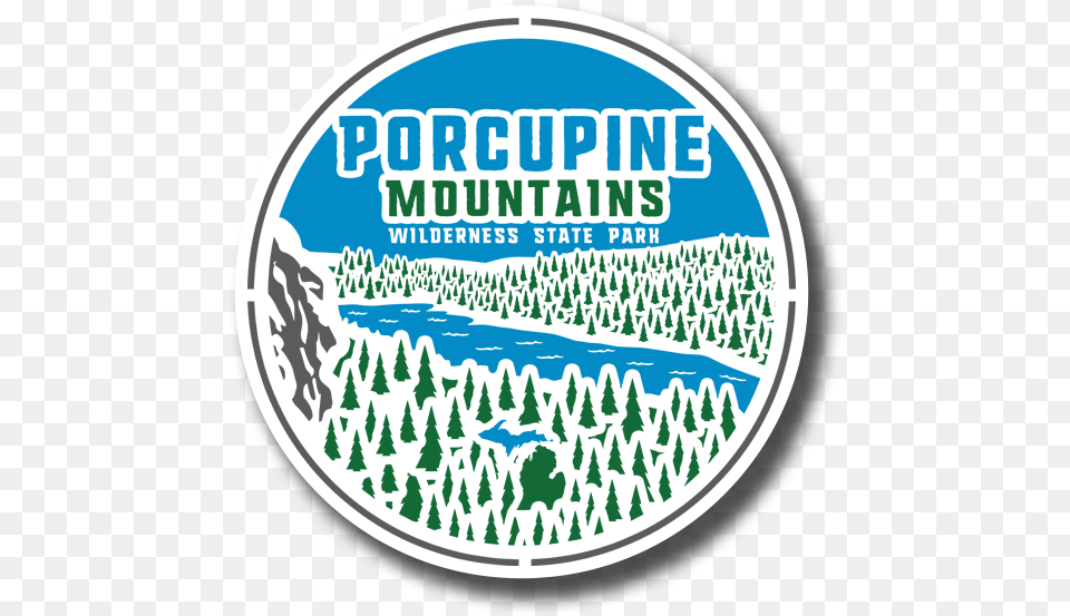 Porcupine Mountains Circle, Disk Free Png