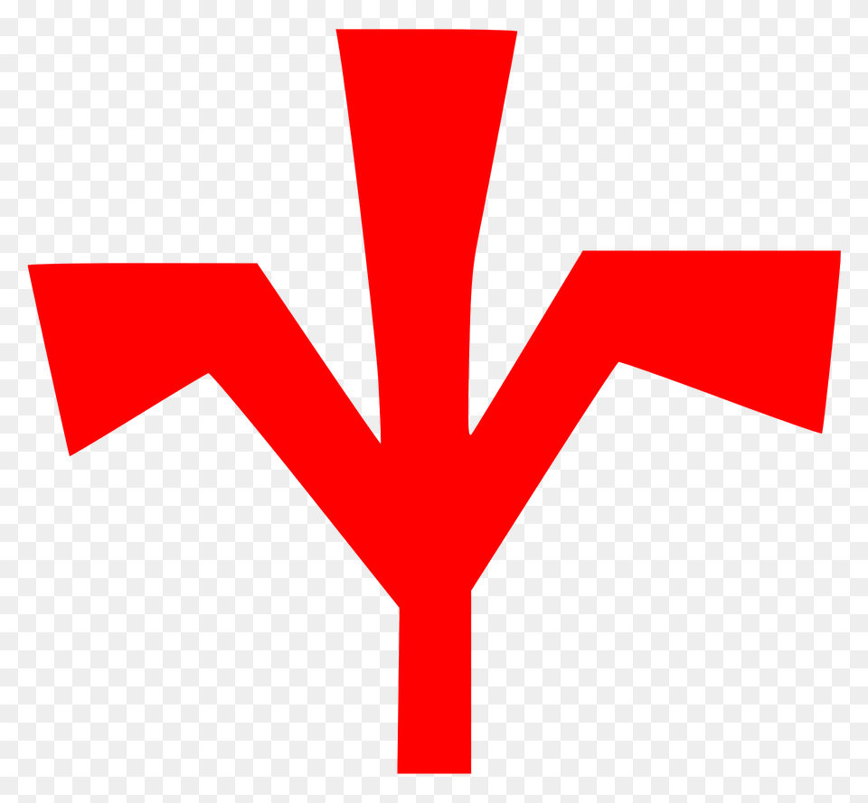 Porevit Symbol Red Clipart, Logo, Sign, Cross Free Transparent Png