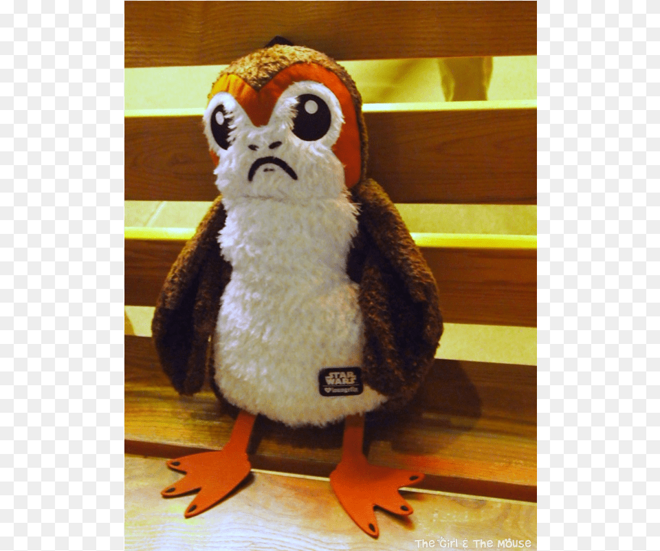 Porg Pack Stuffed Toy, Plush, Wood Free Transparent Png