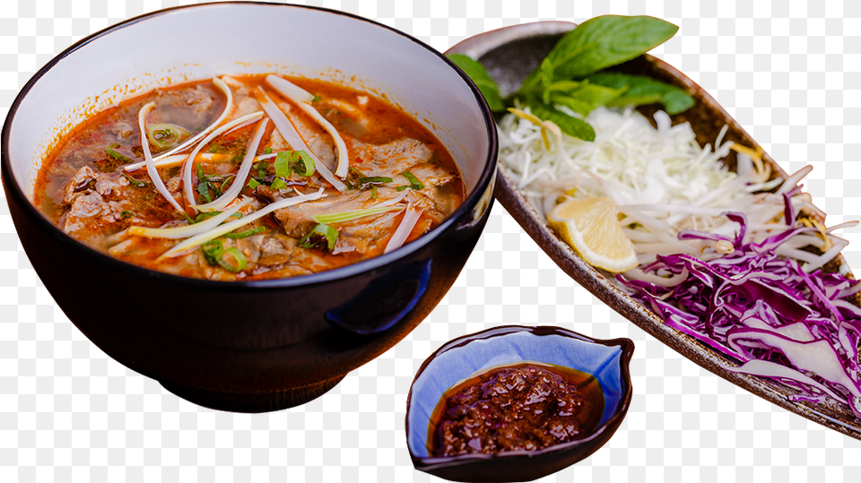 Pork Amp Beef Rice Vermicelli In Spicy Soup Curry, Bowl, Dish, Food, Meal Free Transparent Png