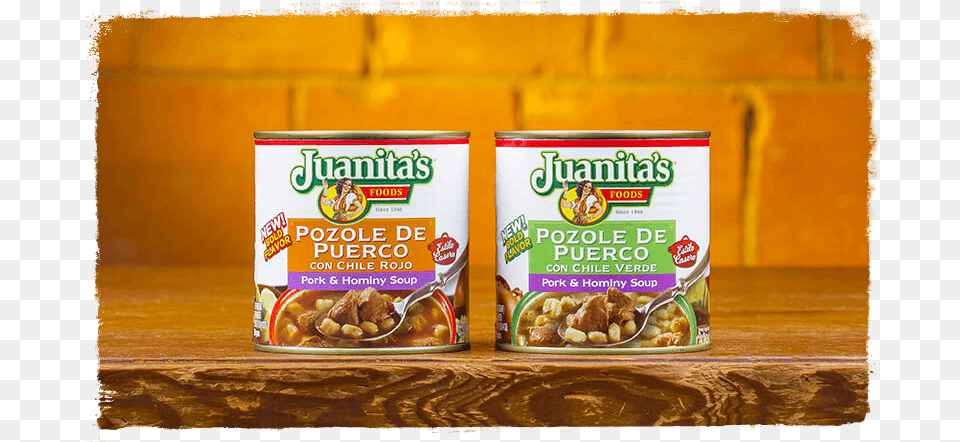 Pork Red Pozole Vs Juanita39s Hominy, Aluminium, Tin, Can, Canned Goods Png Image