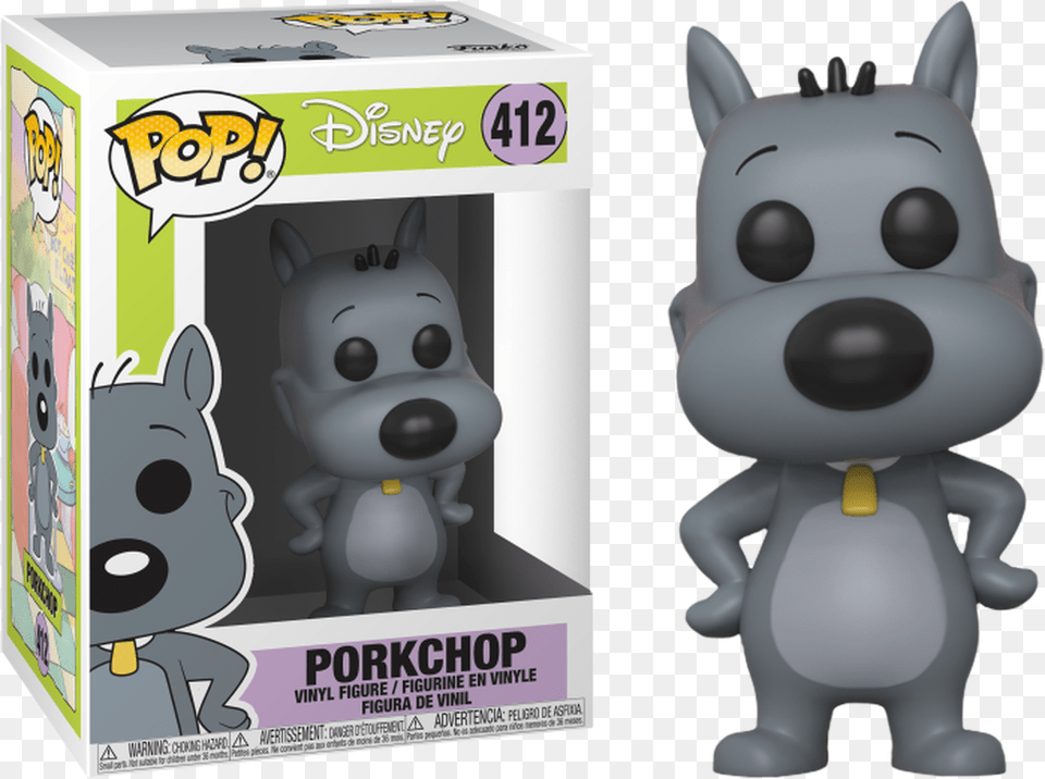Porkchop Pop Vinyl Figure Funko Pop Disney Doug Porkchop, Plush, Toy, Baby, Person Free Png Download