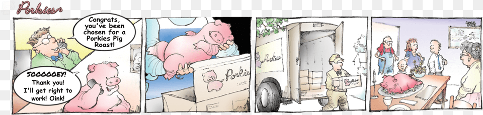 Porkies Comic Strip, Book, Comics, Publication, Baby Free Png Download
