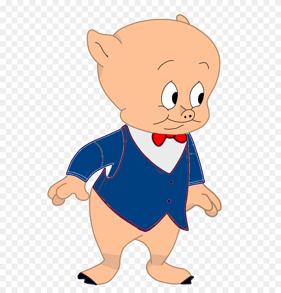 Porky Pig, Baby, Person, Cartoon, Face Png