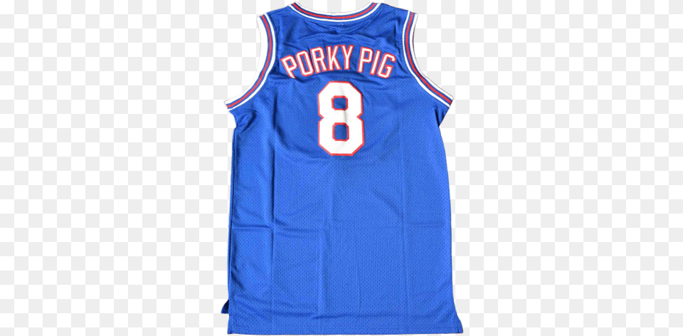 Porky Pig 8 Space Jam Tune Squad Jersey U2013 One Sleeveless, Clothing, Shirt, T-shirt Free Png Download