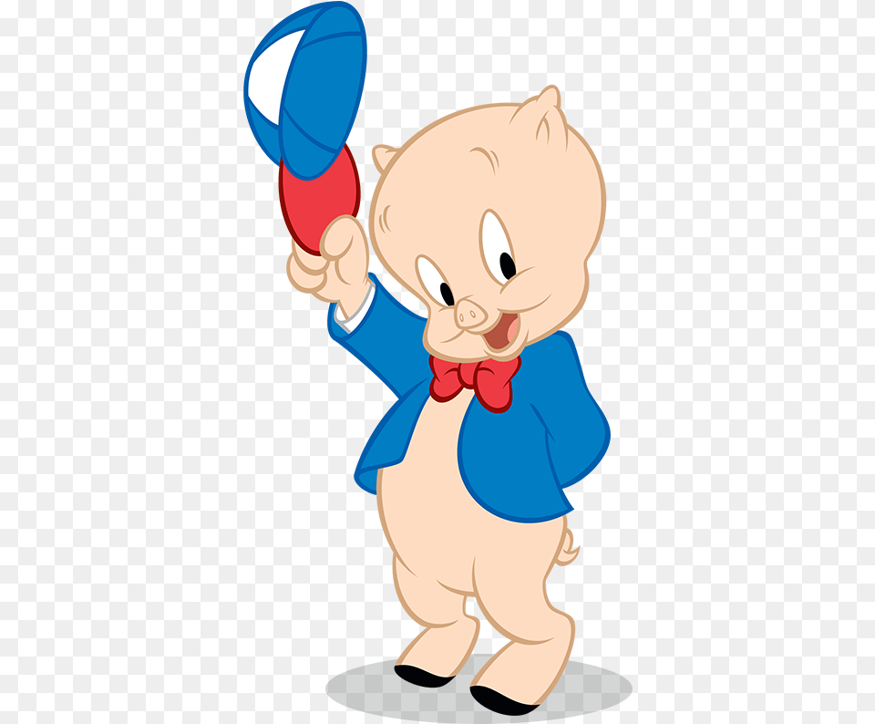 Porky Pig Kids Wb Logo, Baby, Person, Cartoon Free Png