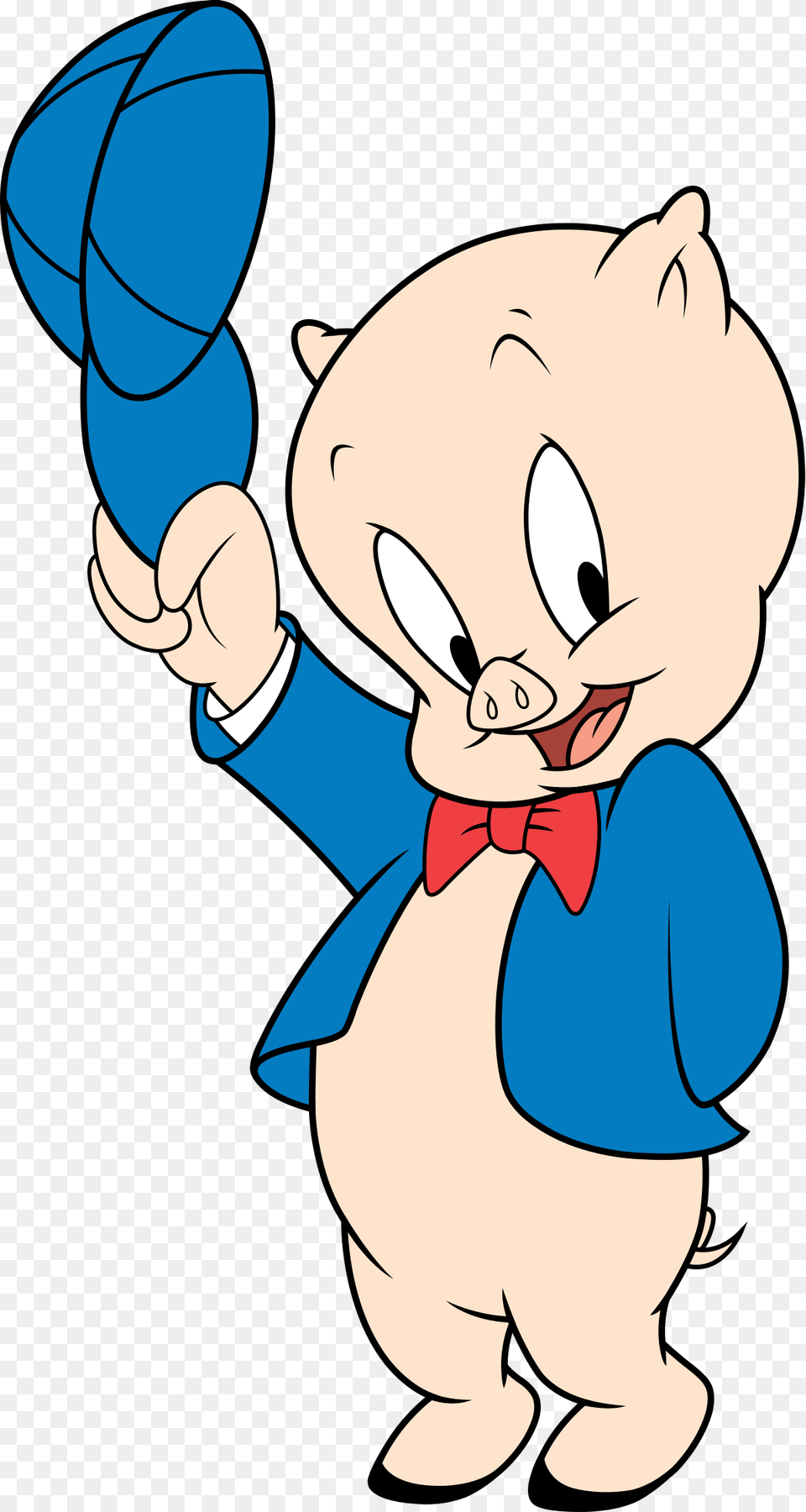 Porky Pig Pig Of Looney Tunes, Cartoon, Baby, Person Png Image