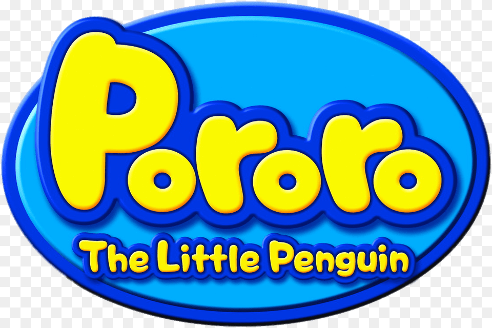 Pororo The Logo Transparent Stickpng Pororo The Little Penguin Logo, Plate Free Png