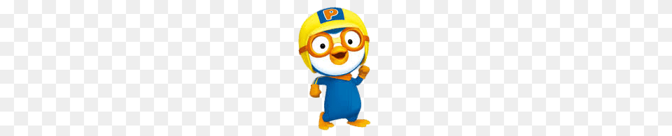 Pororo Wearing A Helmet, Nature, Outdoors, Snow, Snowman Png Image