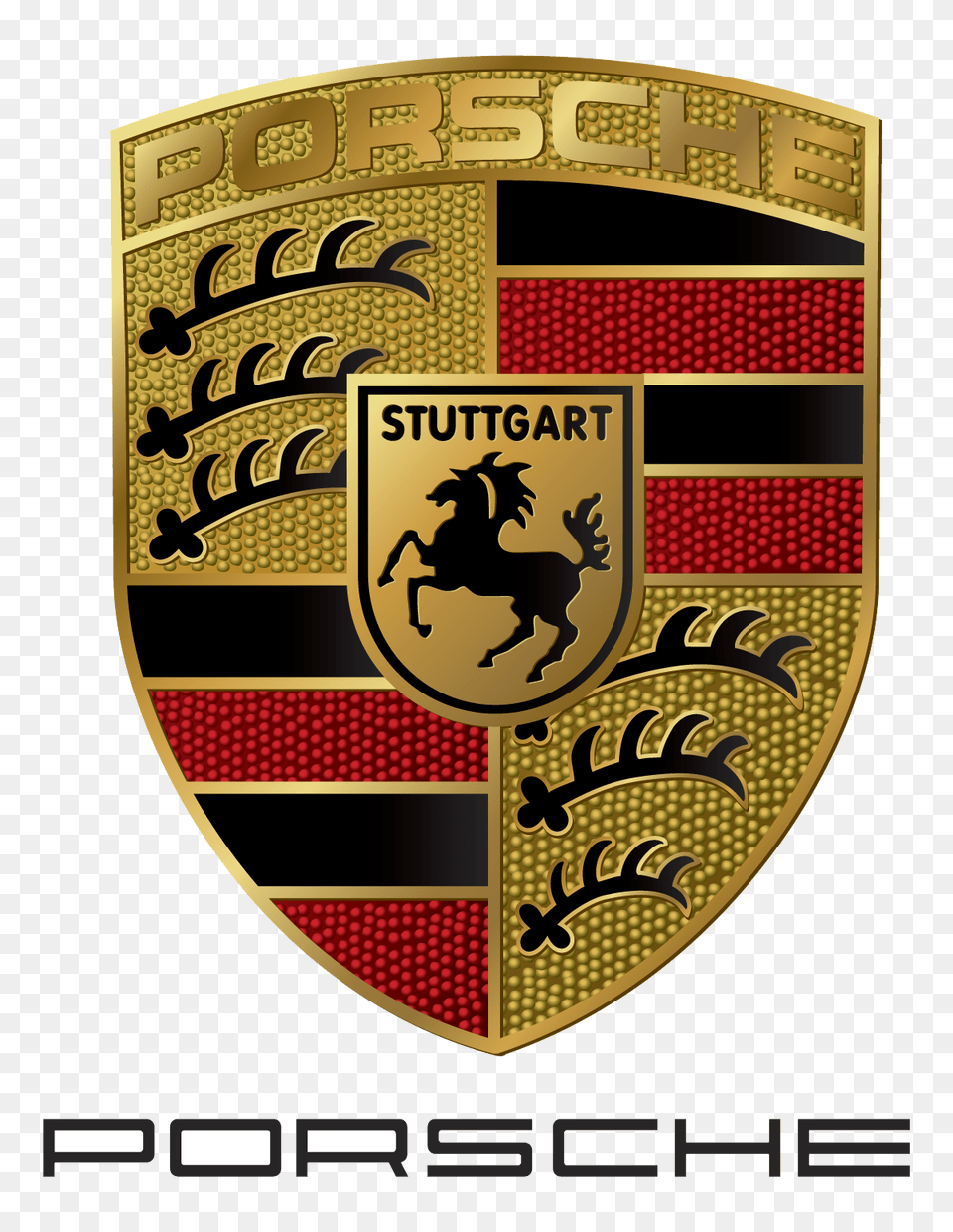 Porsche, Badge, Logo, Symbol, Emblem Free Transparent Png