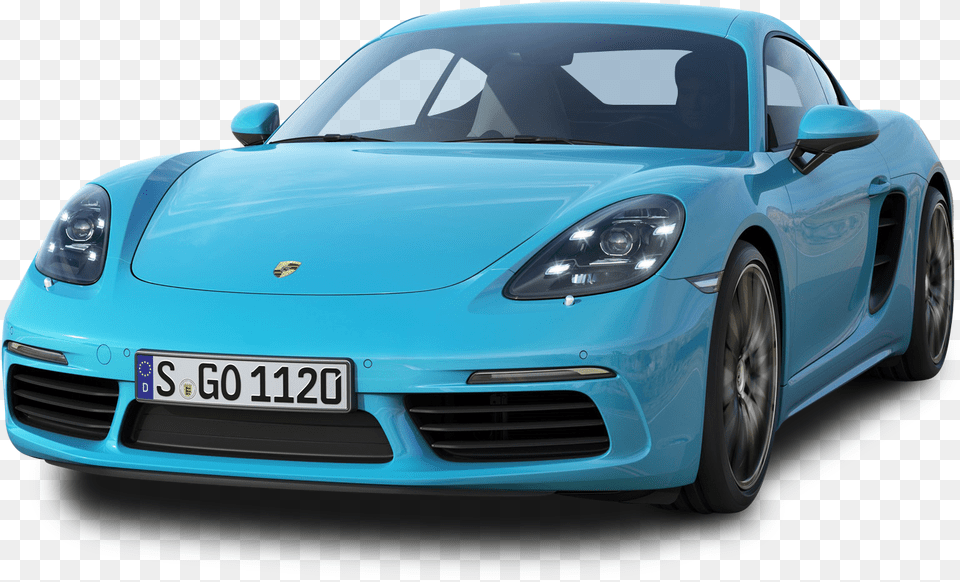 Porsche 718 Cayman S Blue Car Pngpix Porsche Cayman Price In India, Coupe, License Plate, Vehicle, Sports Car Png Image