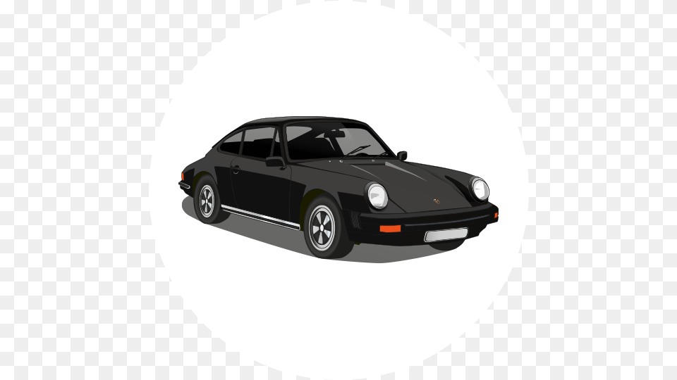 Porsche 911 Classic, Car, Vehicle, Transportation, Sedan Free Png