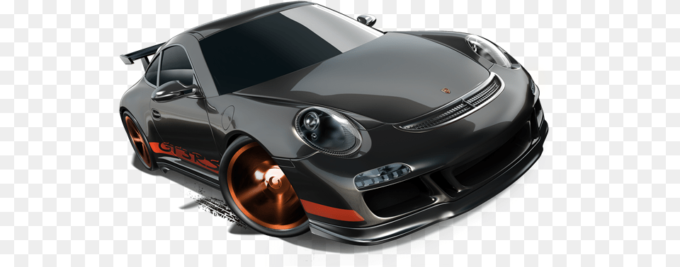 Porsche 911 Gt3 Black Mattel Hot Wheels Hw Showroom Porsche 911 Gt3 Rs, Car, Vehicle, Coupe, Transportation Free Png