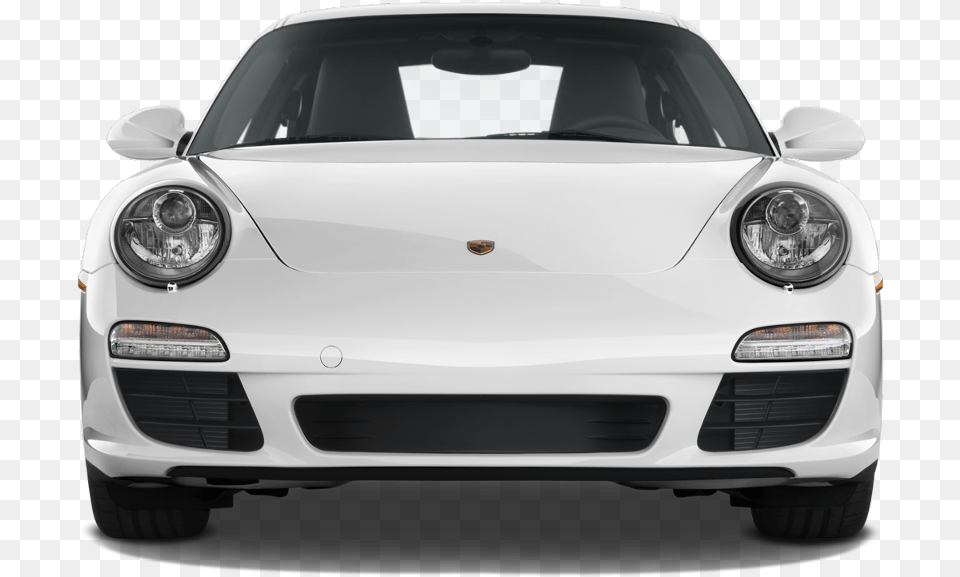 Porsche 997 Carrera Car Front 911 White, Vehicle, Transportation, Bumper, Alloy Wheel Free Png