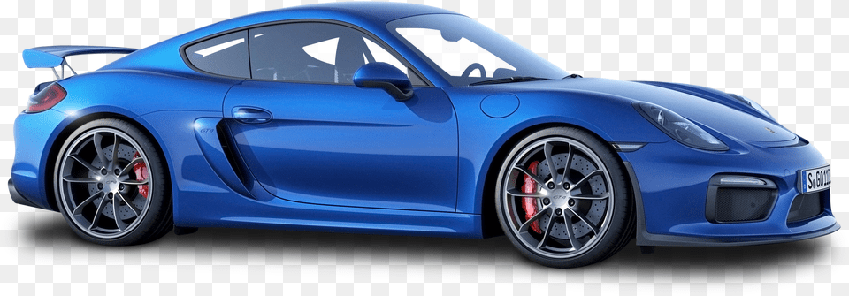 Porsche Cayman Gt4 Blue Car, Alloy Wheel, Vehicle, Transportation, Tire Free Png Download