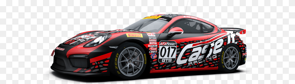 Porsche Cayman Gt4 Cs Mr Porsche Techemet Race Car, Wheel, Vehicle, Machine, Transportation Free Png Download