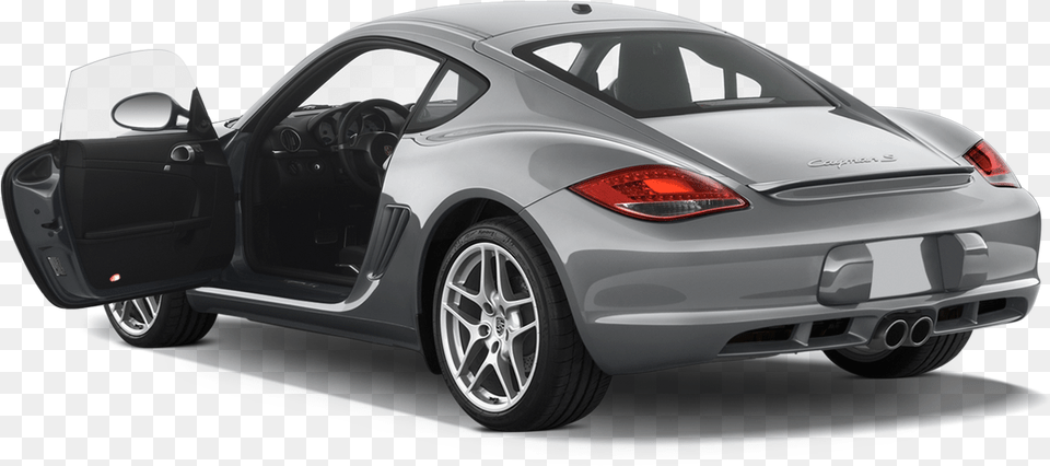 Porsche Cayman Silver Car Door Open Front Car Open Door, Vehicle, Coupe, Transportation, Sports Car Free Png Download