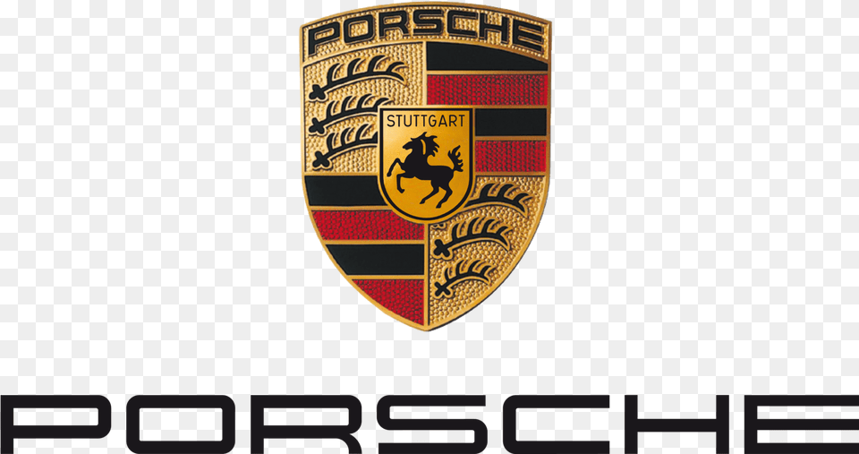 Porsche Crest 3d Logo Sticker Download Logo, Emblem, Symbol, Badge Png Image
