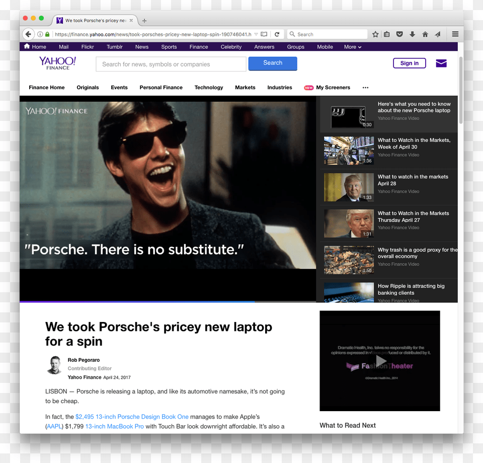 Porsche Design Laptop Net Neutrality Getting The Risky Business Tom Cruise 1983, Accessories, Sunglasses, Webpage, File Free Transparent Png