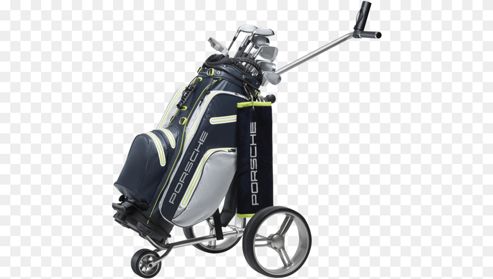 Porsche Golf Cart Bag, Machine, Wheel, E-scooter, Golf Club Png Image