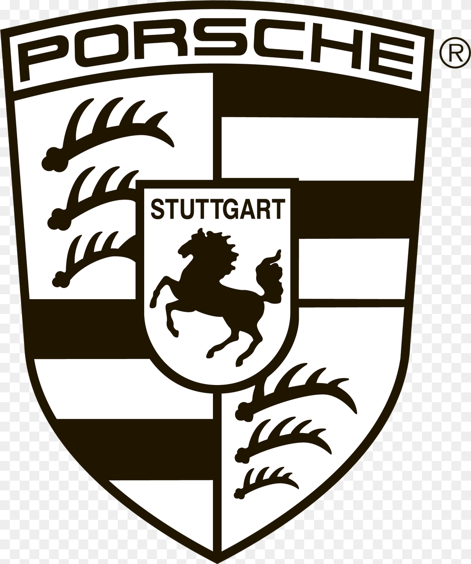 Porsche Logo, Armor, Emblem, Symbol, Animal Free Png