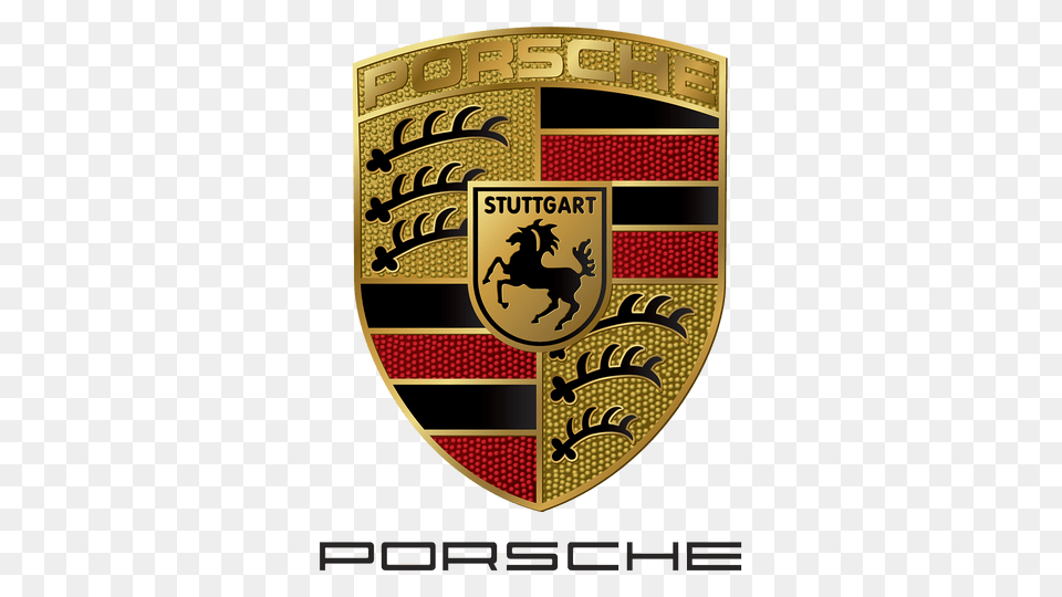 Porsche Logo, Badge, Symbol, Emblem, Animal Free Png