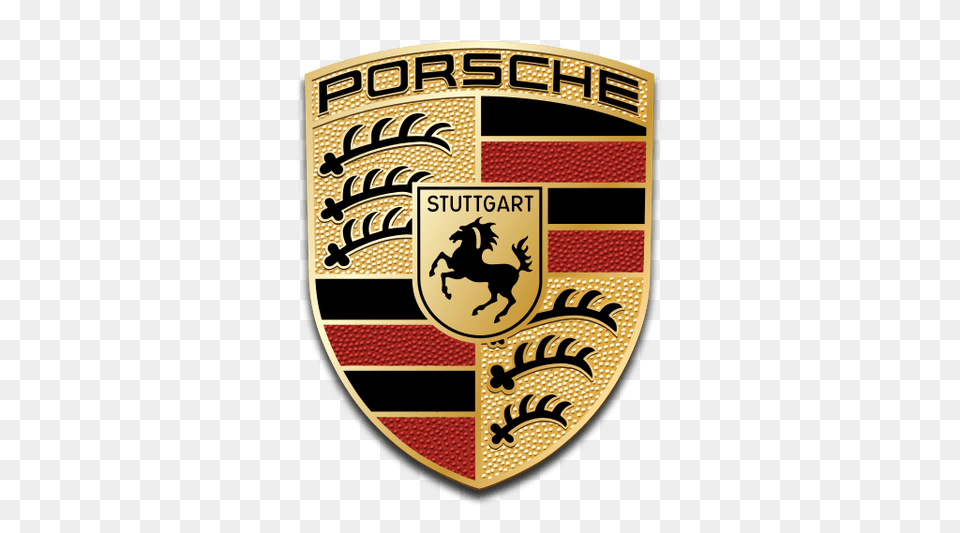 Porsche Logo Decal Porsche Logo, Badge, Symbol, Emblem, Animal Free Png