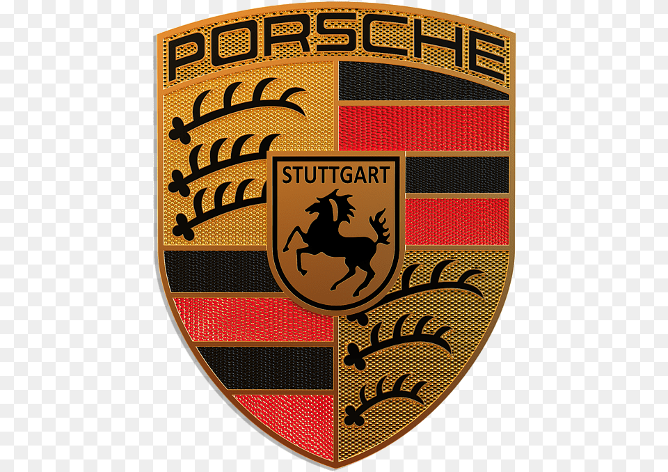 Porsche Logo Gif, Badge, Symbol, Emblem, Animal Free Png Download